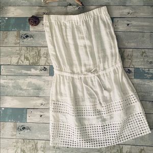 NEW W/O Tags Vinyard Vines White Eyelet Tube Dress